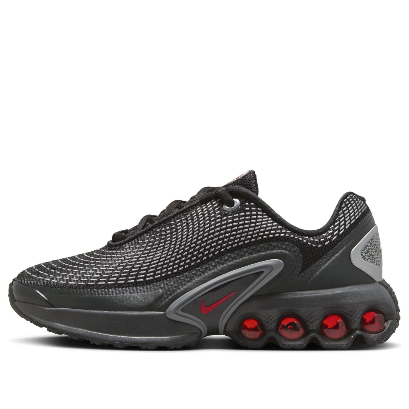 (GS) Nike Air Max Dn 'Black Metallic Silver University Red' FB8987-009