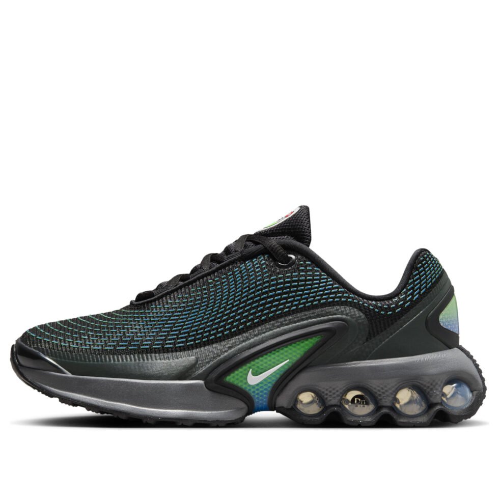 (GS) Nike Air Max Dn 'Black Hyper Cobalt Rage Green' FB8987-010
