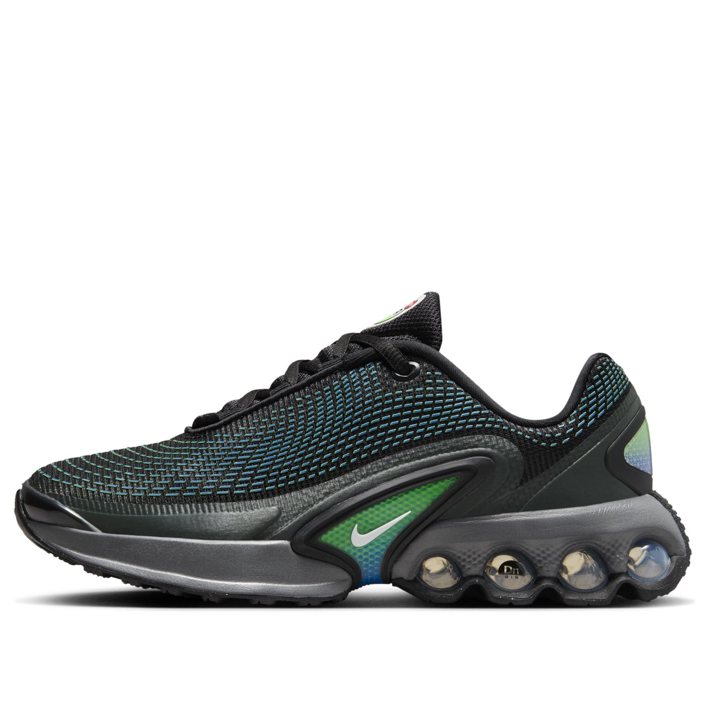 (GS) Nike Air Max Dn 'Black Hyper Cobalt Rage Green' FB8987-010