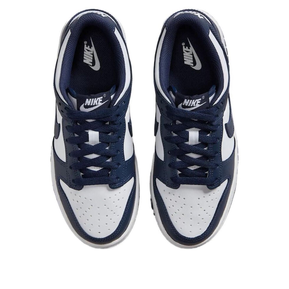(GS) Nike Dunk Low 'White Midnight Navy' FB9109-116 - Image 3