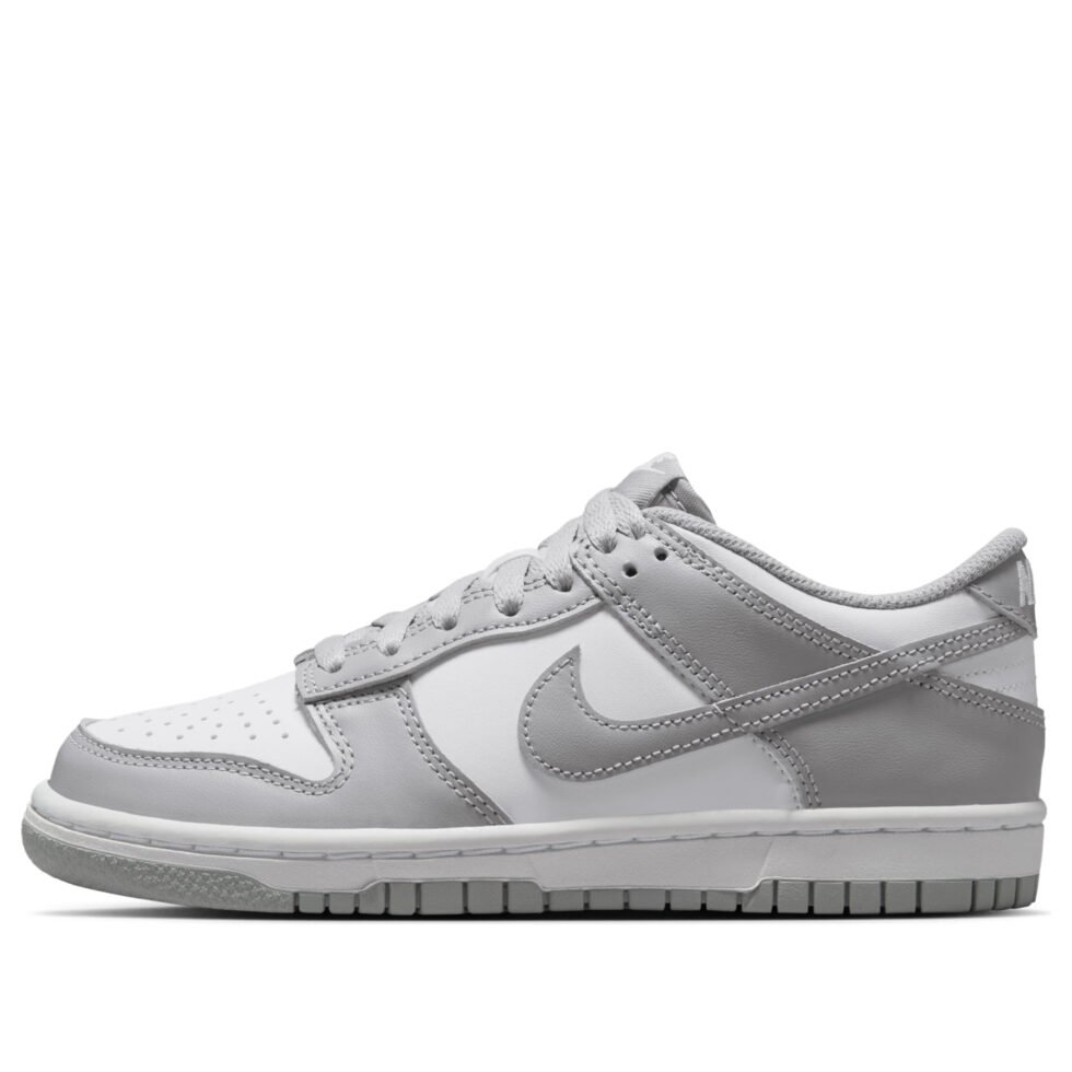 (GS) Nike Dunk Low 'White Light Smoke Grey' FB9109-123