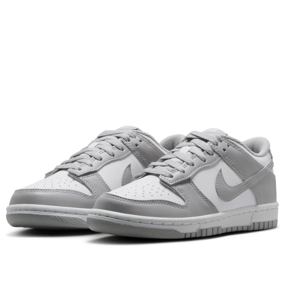 (GS) Nike Dunk Low 'White Light Smoke Grey' FB9109-123 - Image 4