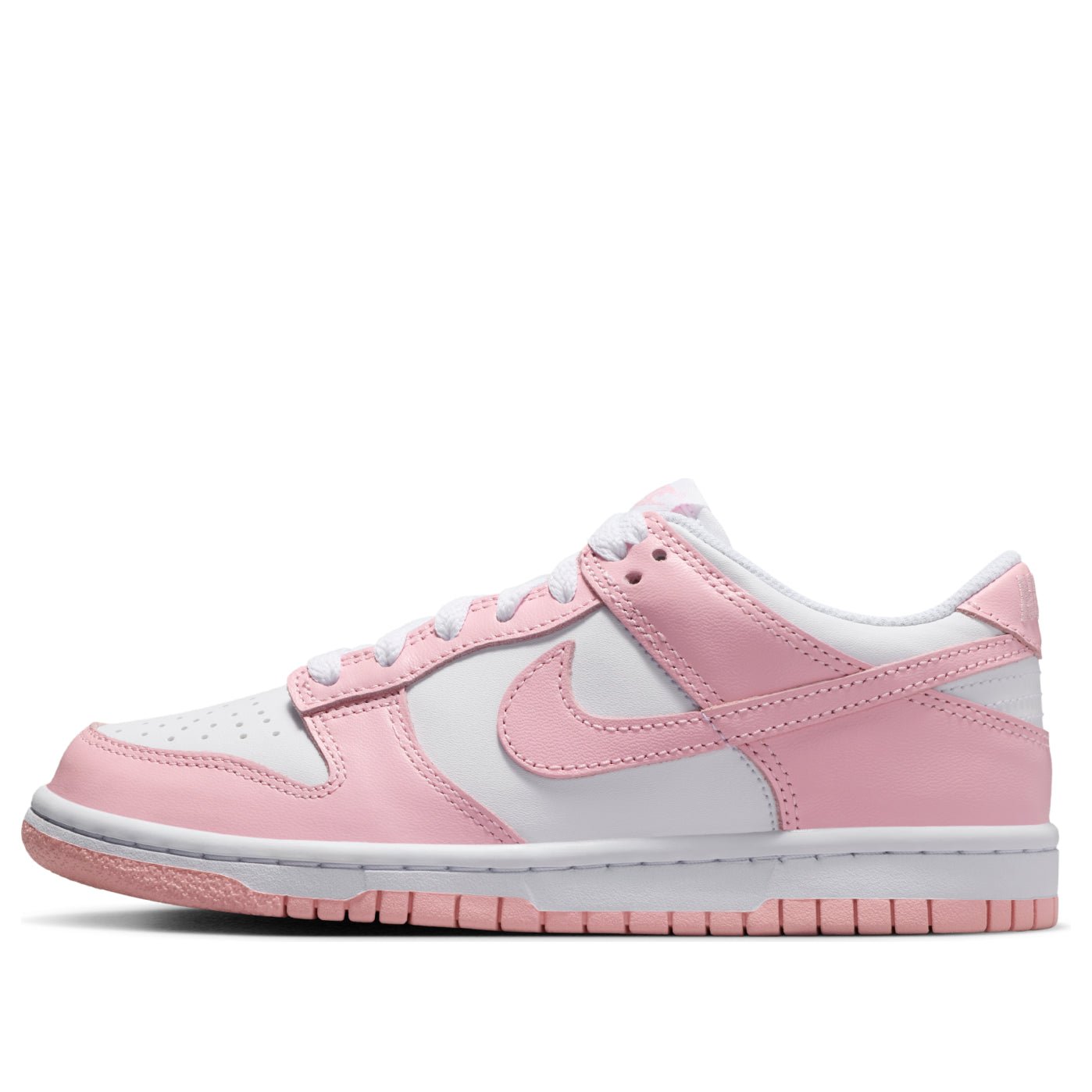 (GS) Nike Dunk Low 'White Medium Soft Pink' FB9109-125