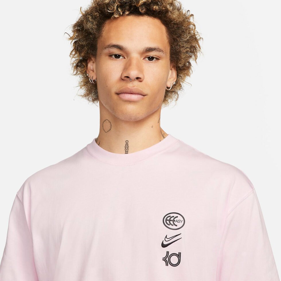 Nike Kevin Durant EASY T-Shirts 'Pink' FD0061-663 - Image 2