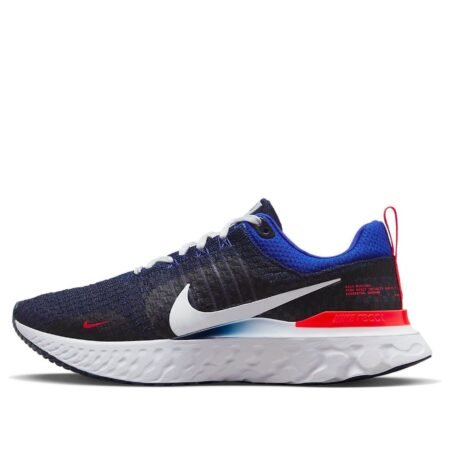 Nike React Infinity Run Flyknit 3 'College Navy Bright Crimson' FD0364-419