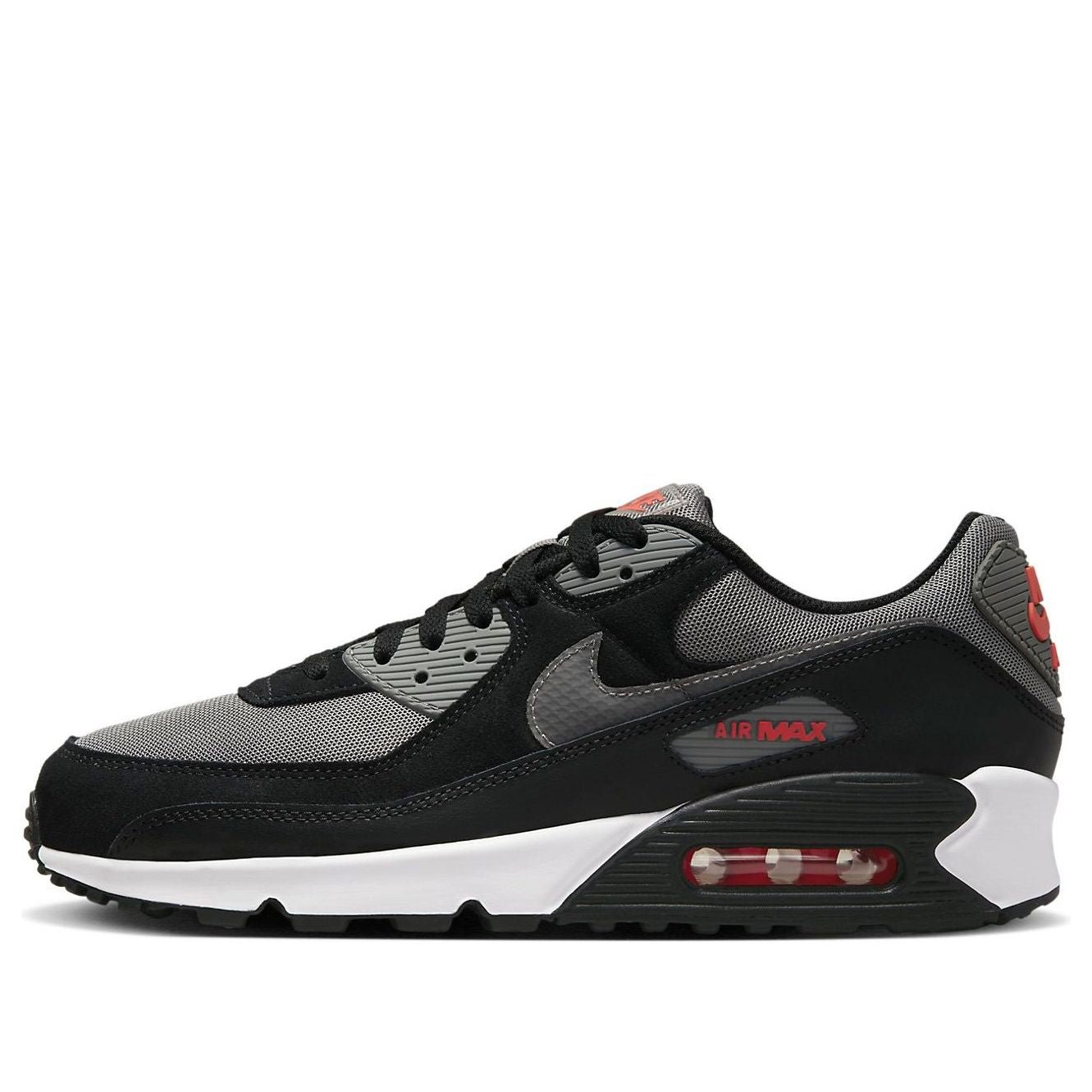 Nike Air Max 90 'Black Pewter Red' FD0664-001
