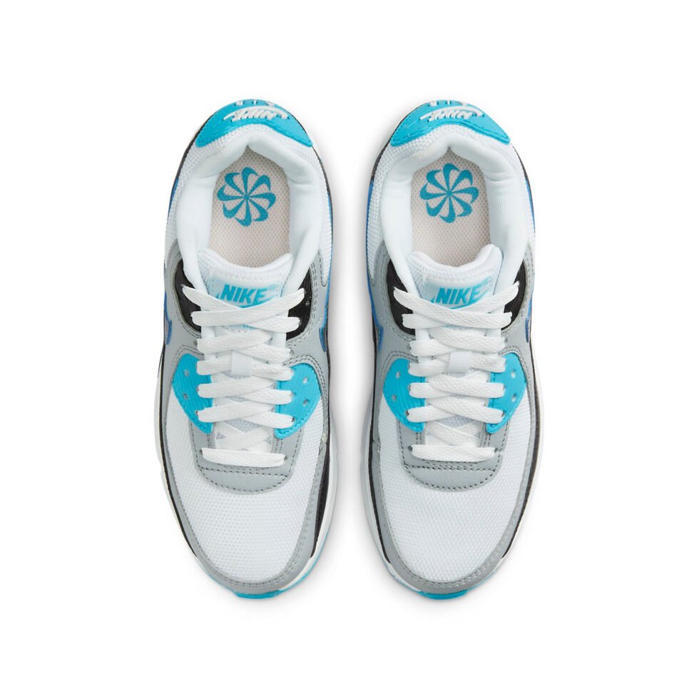 (GS) Nike Air Max 90 'Blue Lightning Metallic' FD0678-100 - Image 4