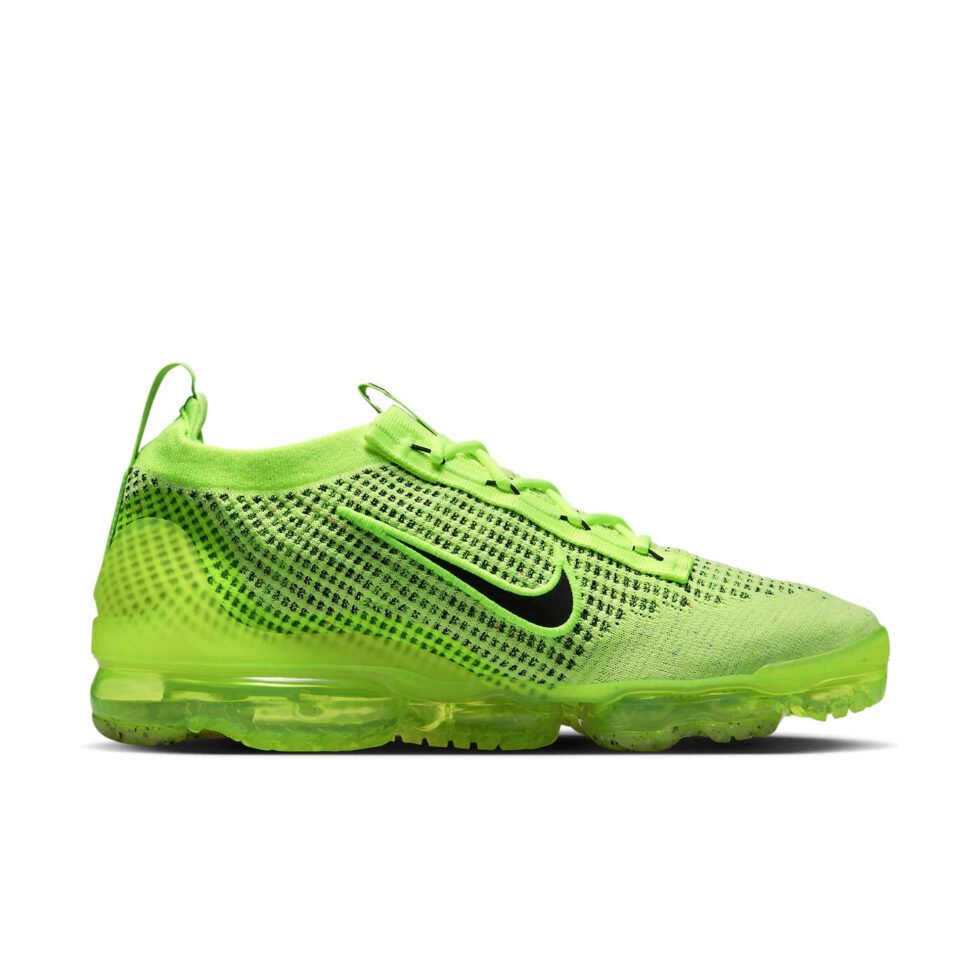 Nike Air VaporMax 2021 Flyknit Next Nature 'Volt Black' FD0761-700 - Image 2