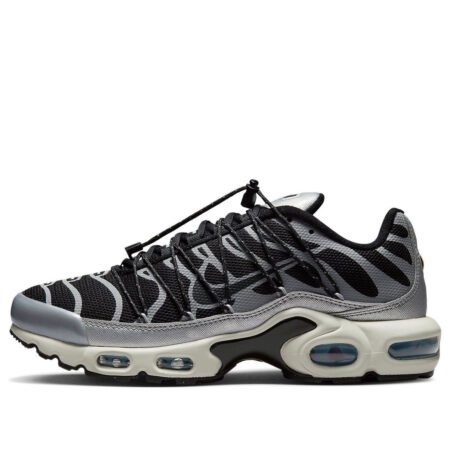 (WMNS) Nike Air Max Plus 'Lace Toggle - Black Metallic Silver' FD0799-001