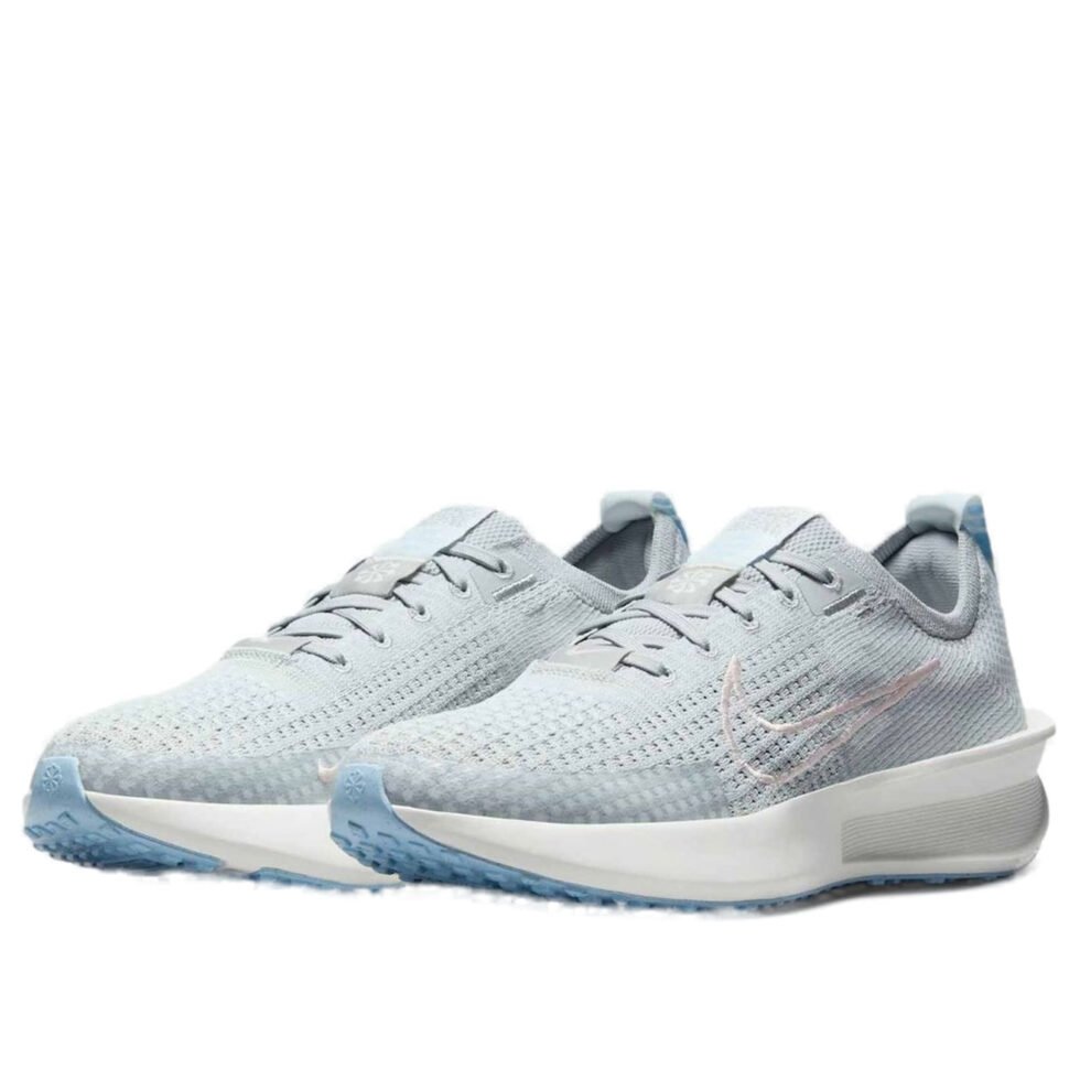 (WMNS) Nike Interact Run 'Light Smoke Grey Psychic Blue' FD2292-012 - Image 3