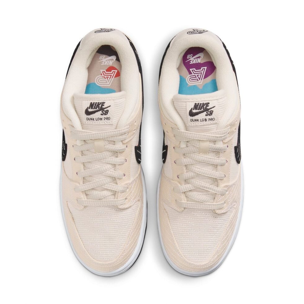 Nike SB Dunk Low 'Albino & Preto - Pearl White' FD2627-200 - Image 3