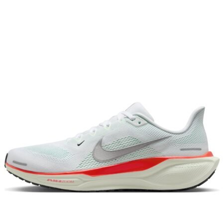 Nike Air Zoom Pegasus 41 'White Silver Barely Green Bright Crimson' FD2722-115