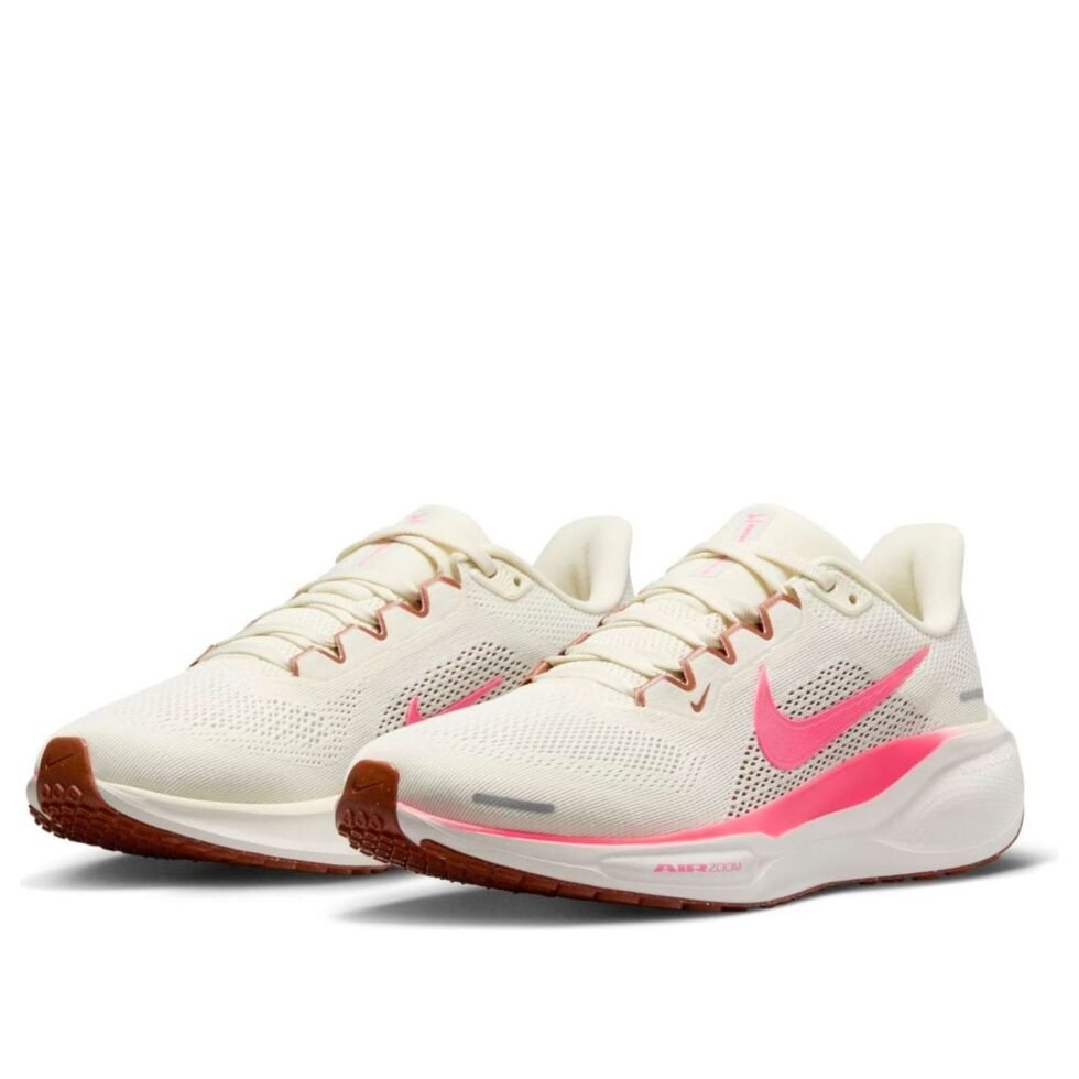 (WMNS) Nike Air Zoom Pegasus 41 'Coconut Milk Hot Punch' FD2723-107 - Image 3