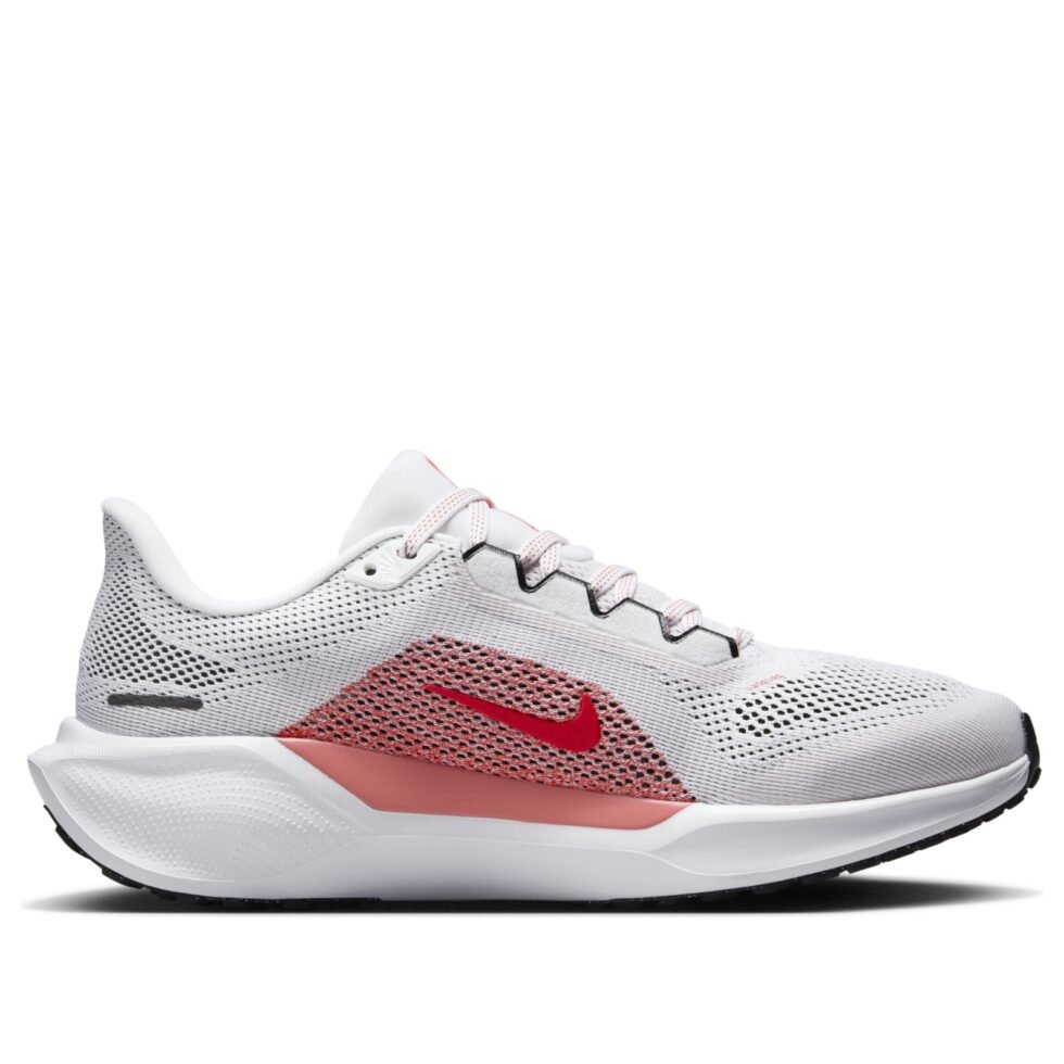 (WMNS) Nike Air Zoom Pegasus 41 'White Bright Crimson Magic Ember' FD2723-109 - Image 6