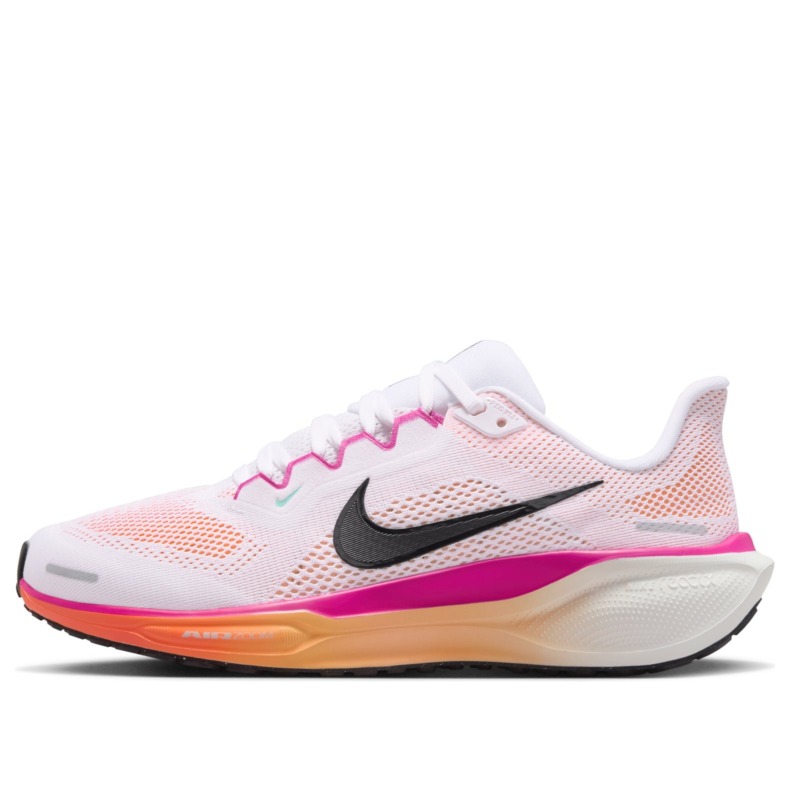 (WMNS) Nike Air Zoom Pegasus 41 'White Fire Pink Orange Pulse' FD2723-120