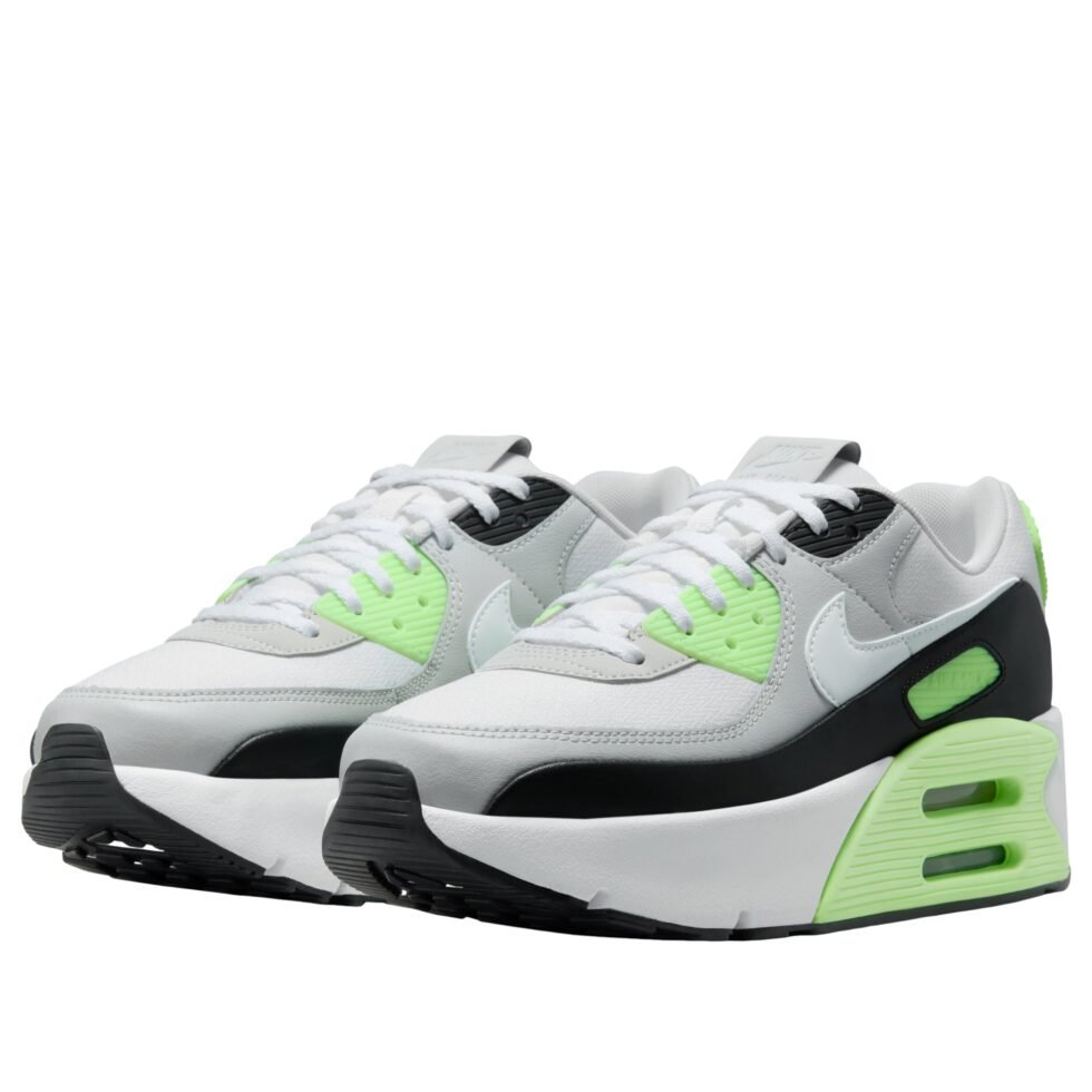 (WMNS) Nike Air Max 90 LV8 'Photon Dust Lime Blast' FD4328-002 - Image 4