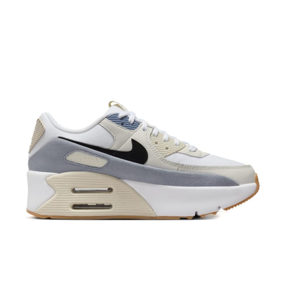 (WMNS) Nike Air Max 90 LV8 'Ashen Slate Light Orewood' FD4328-106 - Image 2