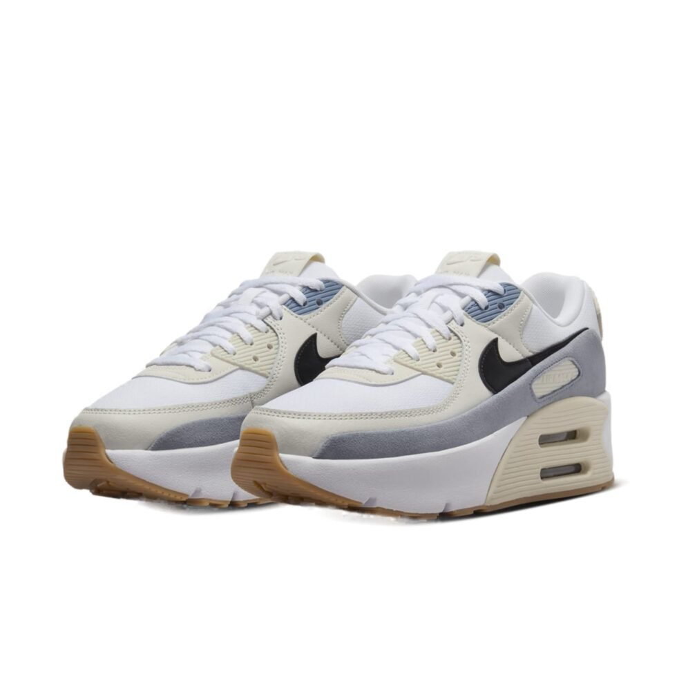 (WMNS) Nike Air Max 90 LV8 'Ashen Slate Light Orewood' FD4328-106 - Image 3
