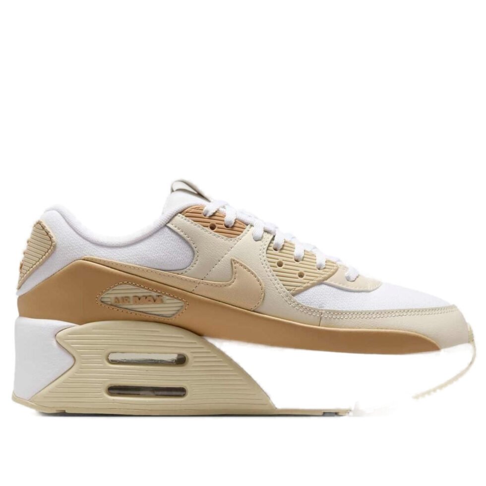 (WMNS) Nike Air Max 90 LV8 'White Club Gold' FD4328-112 - Image 2