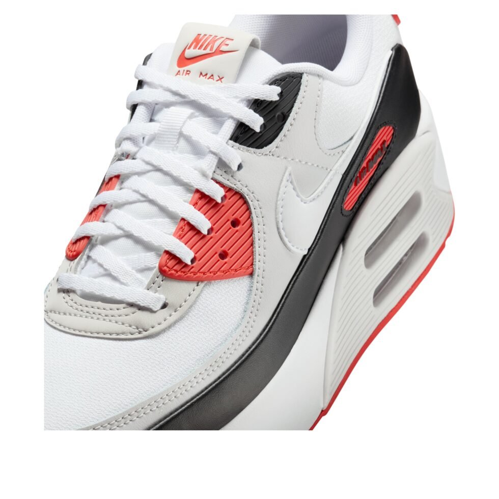 (WMNS) Nike Air Max 90 LV8 'White Black Picante Red' FD4328-114 - Image 5