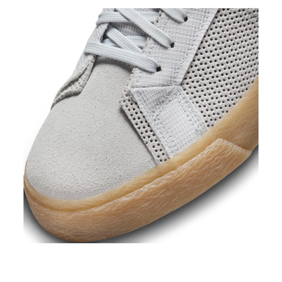 Nike SB Zoom Blazer Mid 'Deconstructed White University Red Gum' FD5113-100 - Image 5