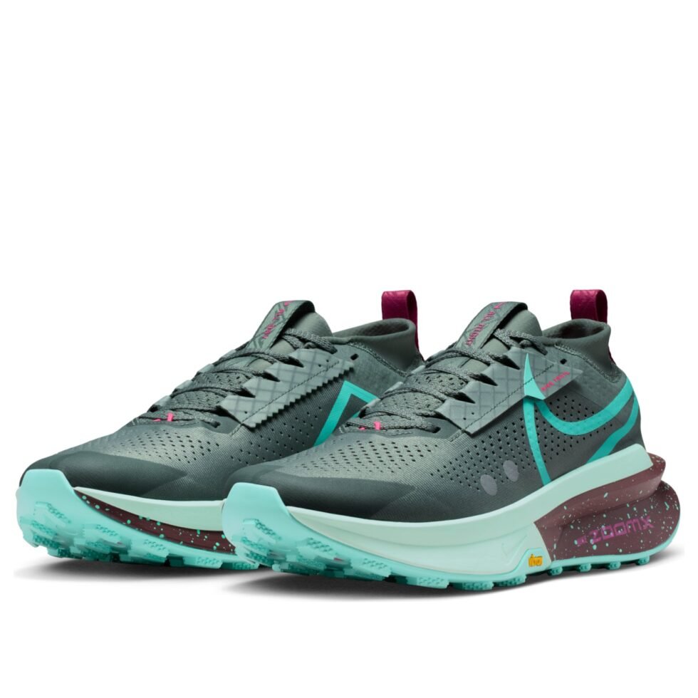 Nike ZoomX Zegama 2 'Clay Green Mint Foam Burgundy'  FD5190-303 - Image 4