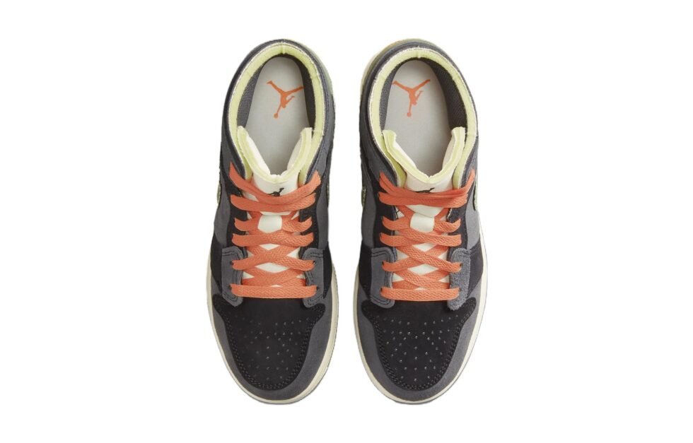(GS) Air Jordan 1 Mid SE Craft 'Anthracite Light Olive' FD5847-003 - Image 5