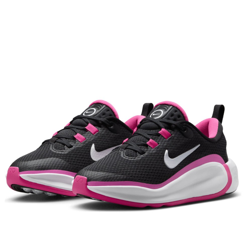 (GS) Nike Infinity Flow 'Black Laser Fuchsia' FD6058-003 - Image 4