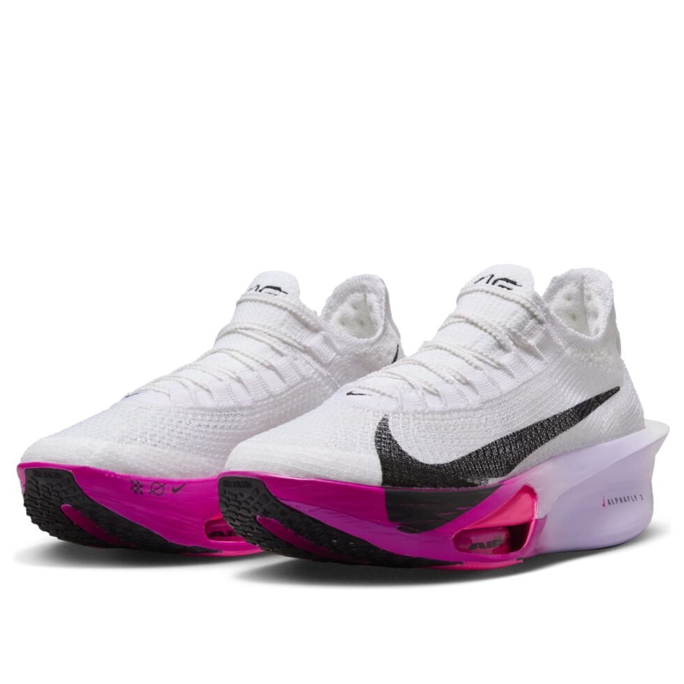 (WMNS) Nike Air Zoom Alphafly NEXT% 3 'White Purple Agate' FD8315-100 - Image 4
