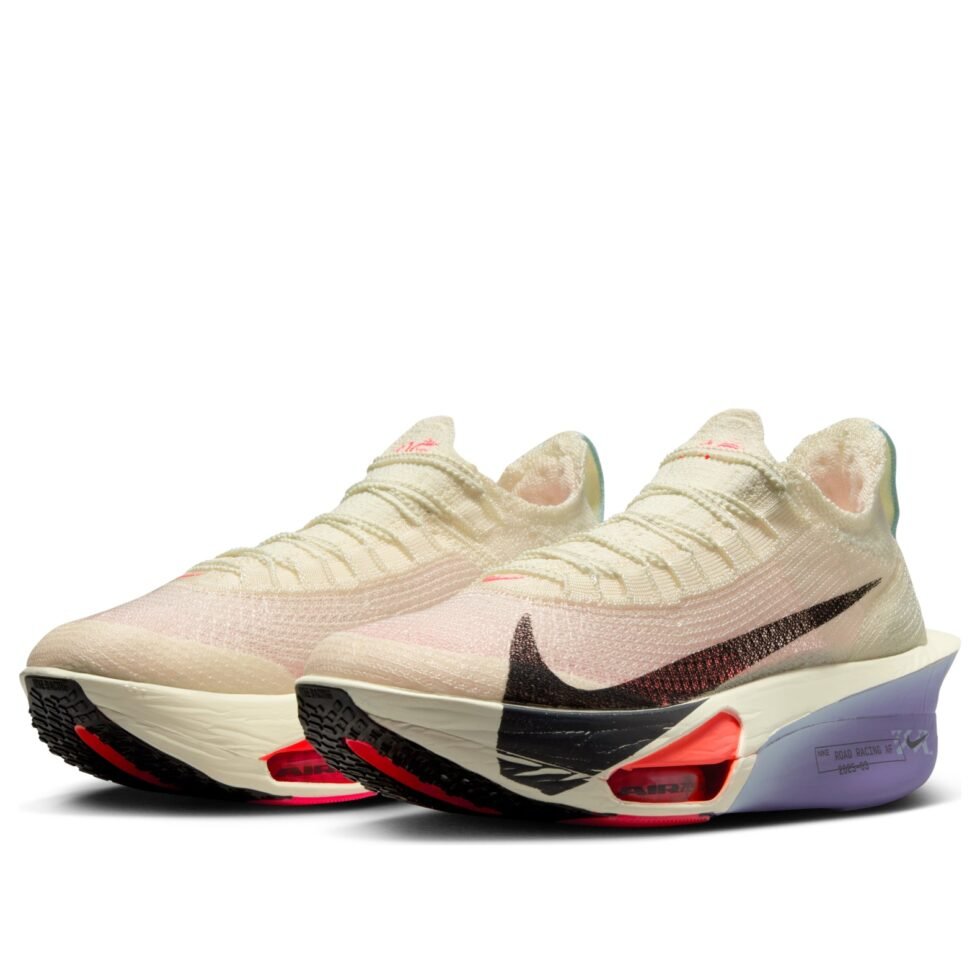 (WMNS) Nike Air Zoom Alphafly NEXT% 3 'Coconut Milk Off Noir Dusty Amethyst Hot Lava' FD8315-101 - Image 4