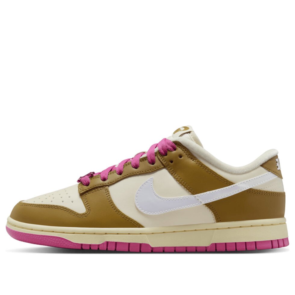 (WMNS) Nike Dunk Low 'Just Do It - Bronzine Pink' FD8683-700
