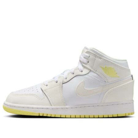 (GS) Air Jordan 1 Mid 'Sail Light Laser Orange' FD8780-181