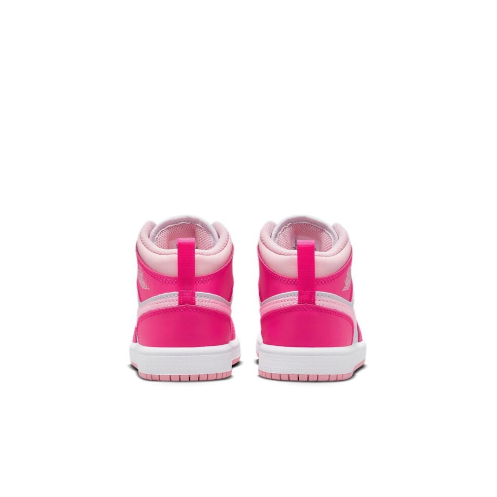 (PS) Air Jordan 1 Mid 'Fierce Pink' FD8781-116 - Image 4