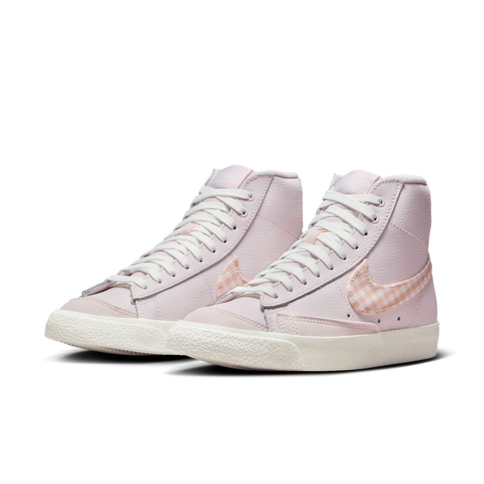 (WMNS) Nike Blazer Mid '77 'Barbie Pink Plaid' FD9163-600 - Image 2