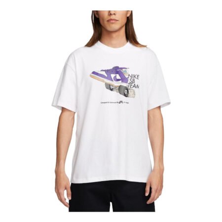 Nike SB Dunk Graphic T-shirt (Asia Sizing) 'White' FJ1138-100