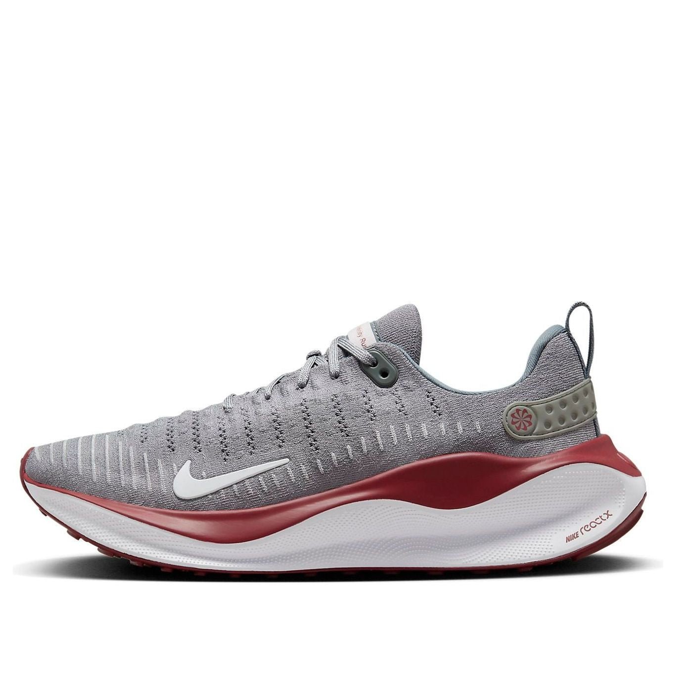 Nike ReactX Infinity Run 4 'Cool Grey Team Maroon' FJ1221-018