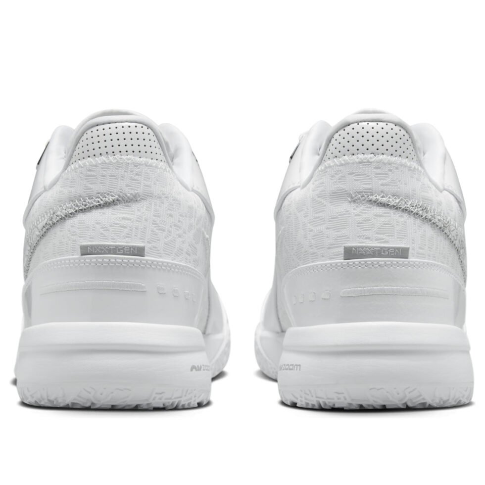 Nike Zoom Lebron Nxxt Gen 'White Silver' FJ1567-102 - Image 3