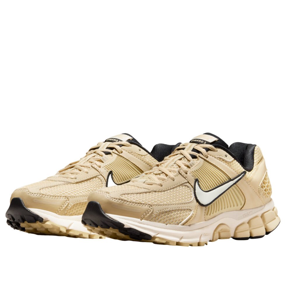 Nike Air Zoom Vomero 5 'Gold White Black' FJ2028-700 - Image 4