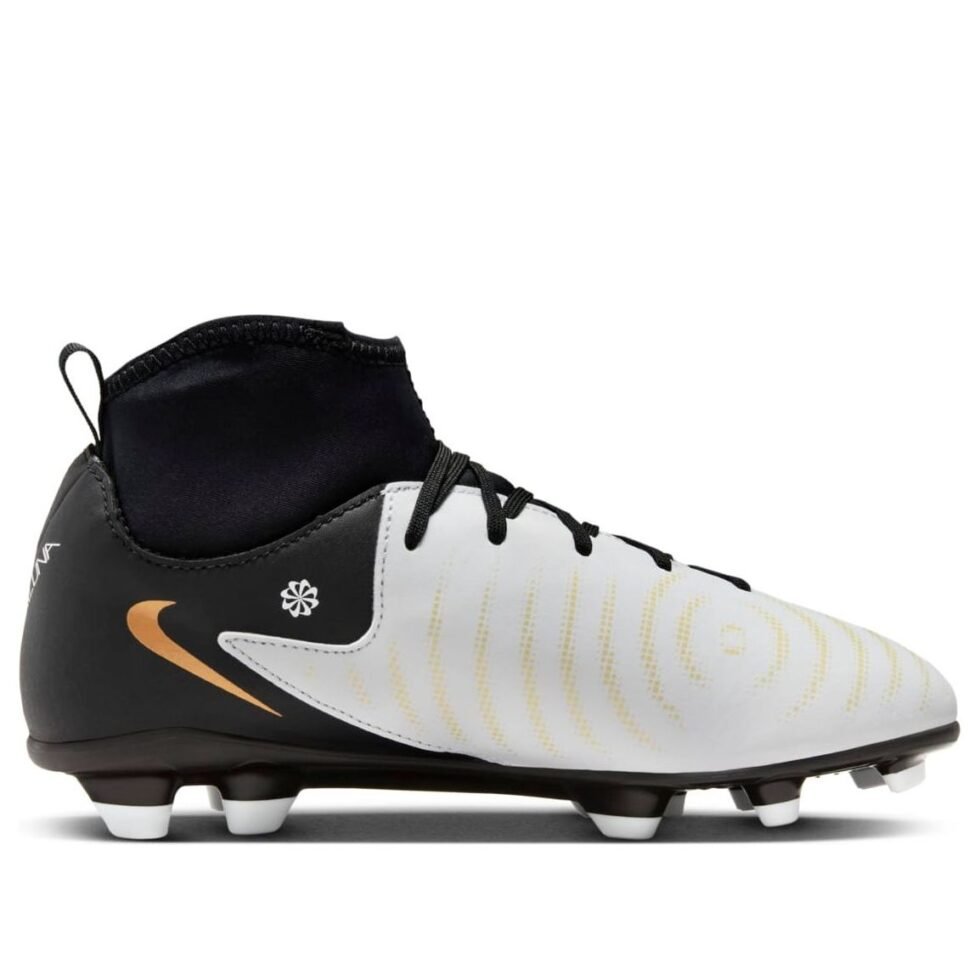 (GS) Nike Phantom Luna 2 Club MG 'White Metallic Gold Black' FJ2601-100 - Image 2