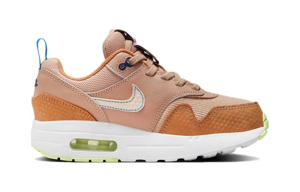 (PS) Nike Air Max 1 SE EasyOn 'Hemp' FJ3285-200 - Image 2
