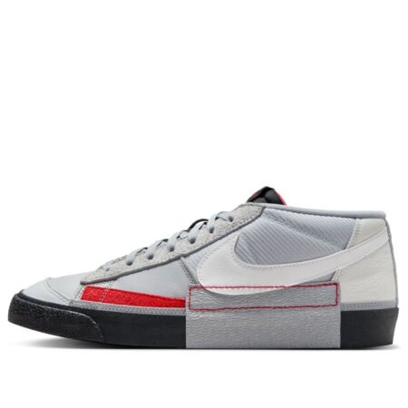 Nike Blazer Low Pro Club 'Wolf Grey University Red' FJ3694-002