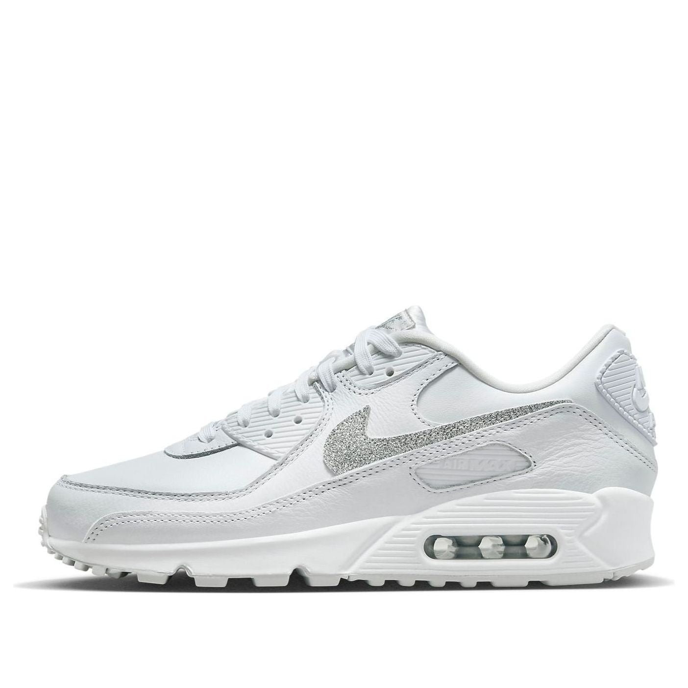 (WMNS) Nike Air Max 90 SE 'Silver Glitter Swoosh' FJ4579-100