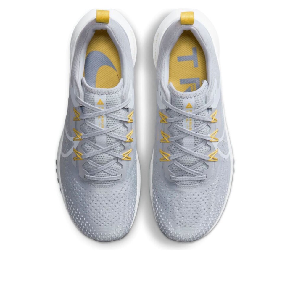 Nike React Pegasus Trail 4 'Wolf Grey Saturn Gold' FJ4733-001 - Image 4