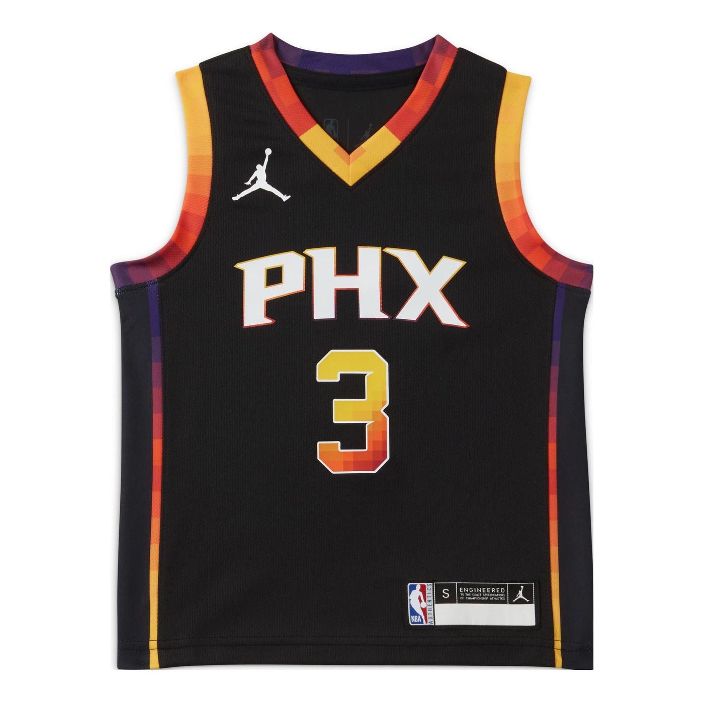 (GS) Air Jordan Phoenix Suns Devin Booker jersey 'Black' FJ4871-010