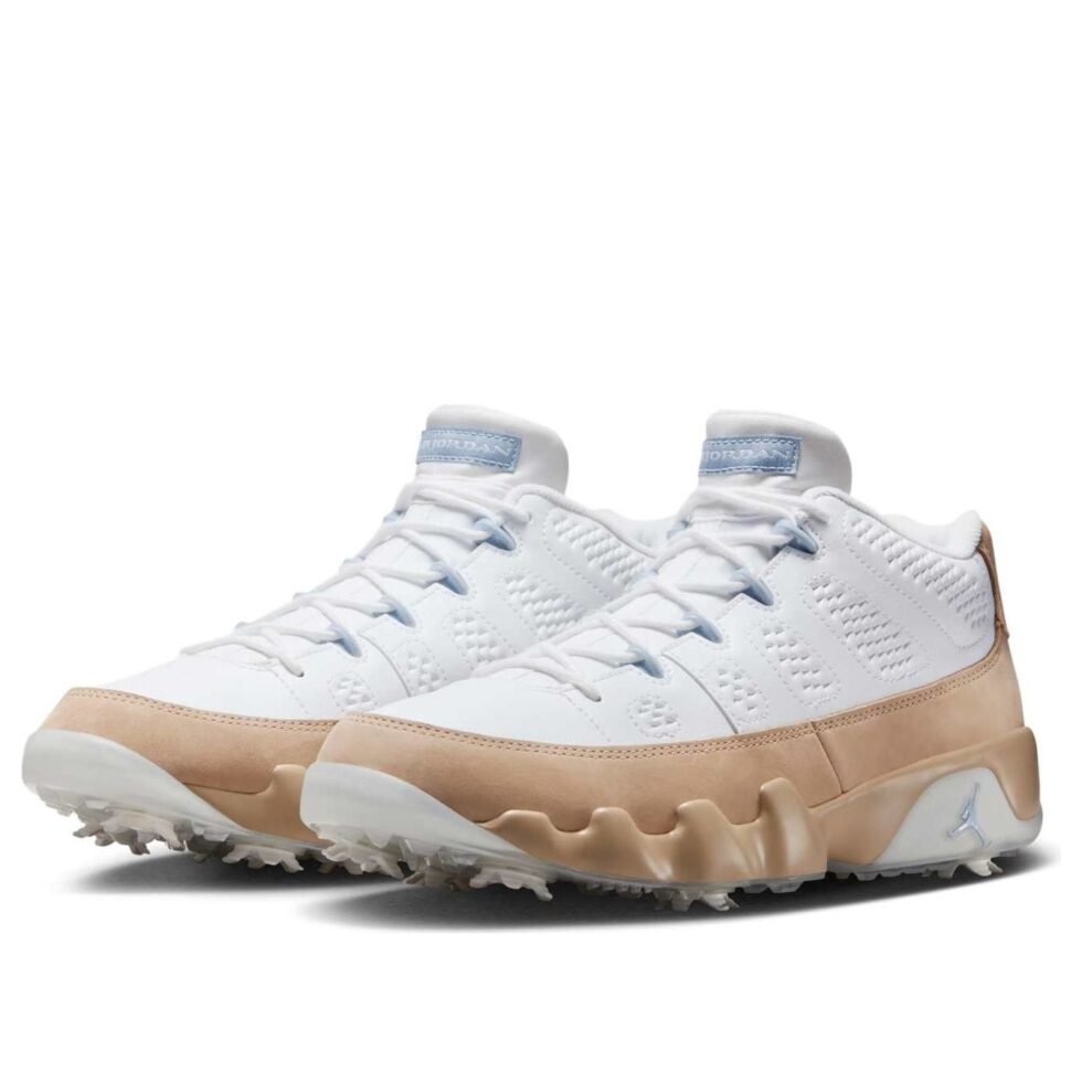 Air Jordan 9 Retro Low Golf 'White Linen' FJ5934-102 - Image 3