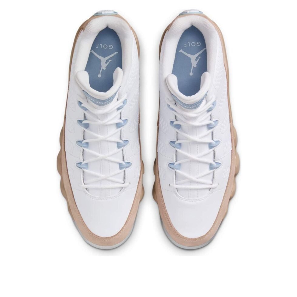 Air Jordan 9 Retro Low Golf 'White Linen' FJ5934-102 - Image 4