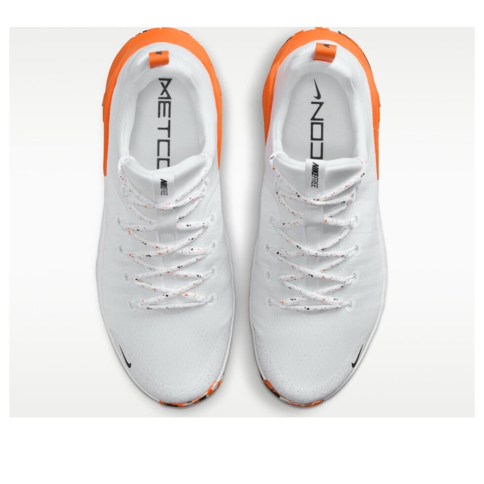 Nike Free Metcon 6 'White Safety Orange' FJ7127-106 - Image 2