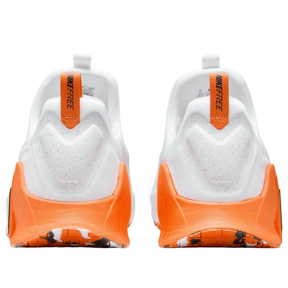 Nike Free Metcon 6 'White Safety Orange' FJ7127-106 - Image 3