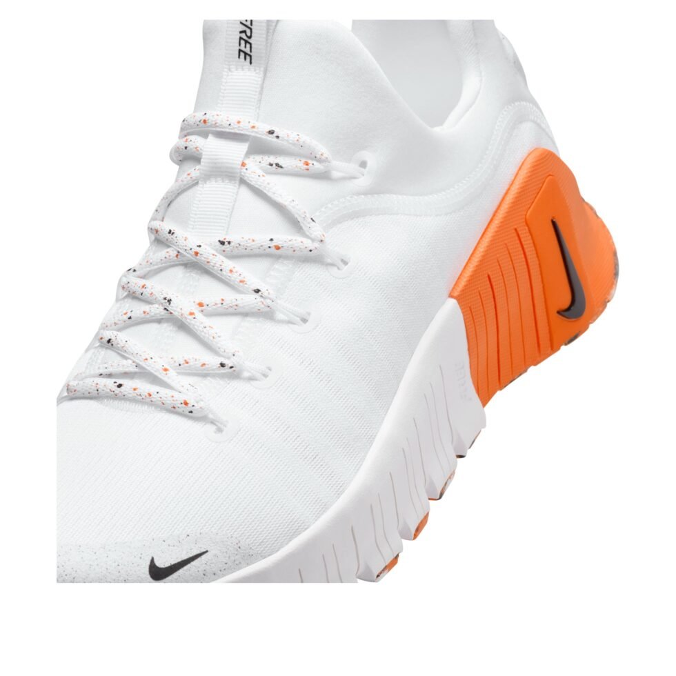 Nike Free Metcon 6 'White Safety Orange' FJ7127-106 - Image 5