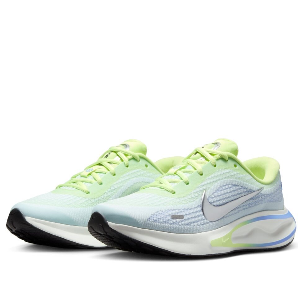 (WMNS) Nike Journey Run 'Light Lemon Twist Glacier Blue Silver' FJ7765-700 - Image 4